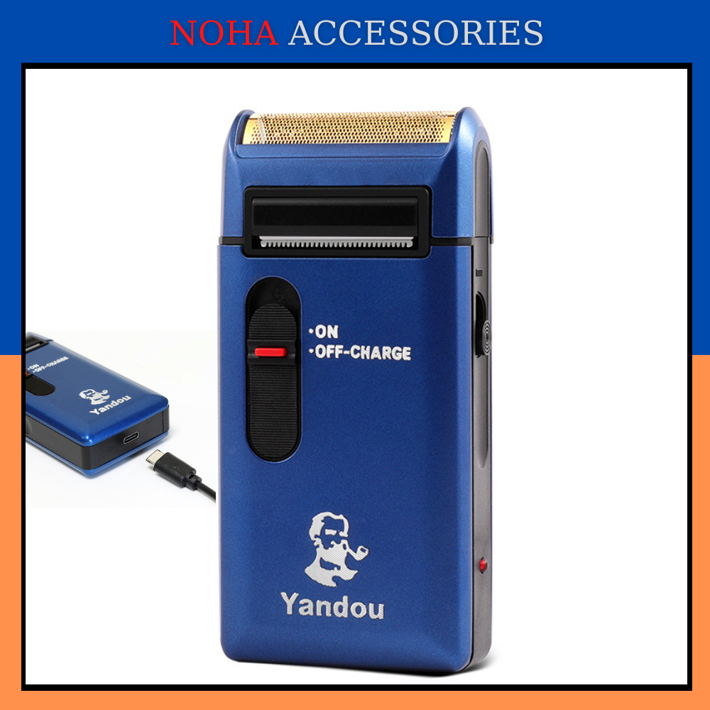 Máy Cạo Râu Yandou SC312 Sạc USB Kèm Hộp Sang Trọng