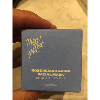 Rosé Resurfacing Facial Mask - Then I Met You Một liệu pháp chăm sóc da mặt lấp lánh tại nhà trong 15 phút với 6%