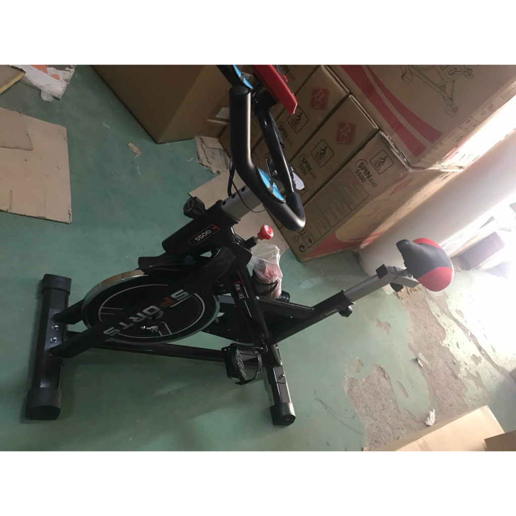 Ảnh BG-Xe đạp tập thể dục tại nhà- Xe đạp thể thao trong nhà Khung thép chắc chắn màn hình điện tử 2