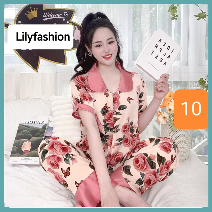 Bộ Pijama nhung thô LV