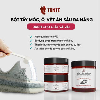 Bột nổ tẩy ố mốc, vết bẩn ăn sâu phục hồi giày, quần áo và vải đa năng BOTTAYMOC