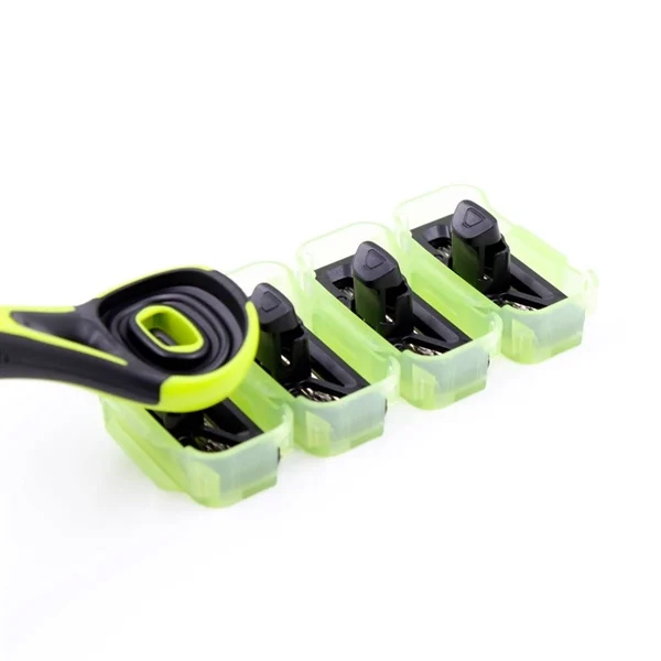 Dao Cạo Râu 5 Lưỡi 3D Kai Xfit - 01307 (Set 1 cây Và 4 Lưỡi Thay Thế)
