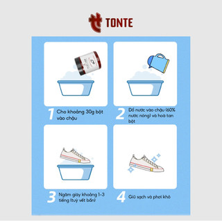Bột tẩy ố, mốc, vết bẩt,loại bỏ mùi hôi cho giày, các loại vải và đồ gia dụng BOTTAYMOC