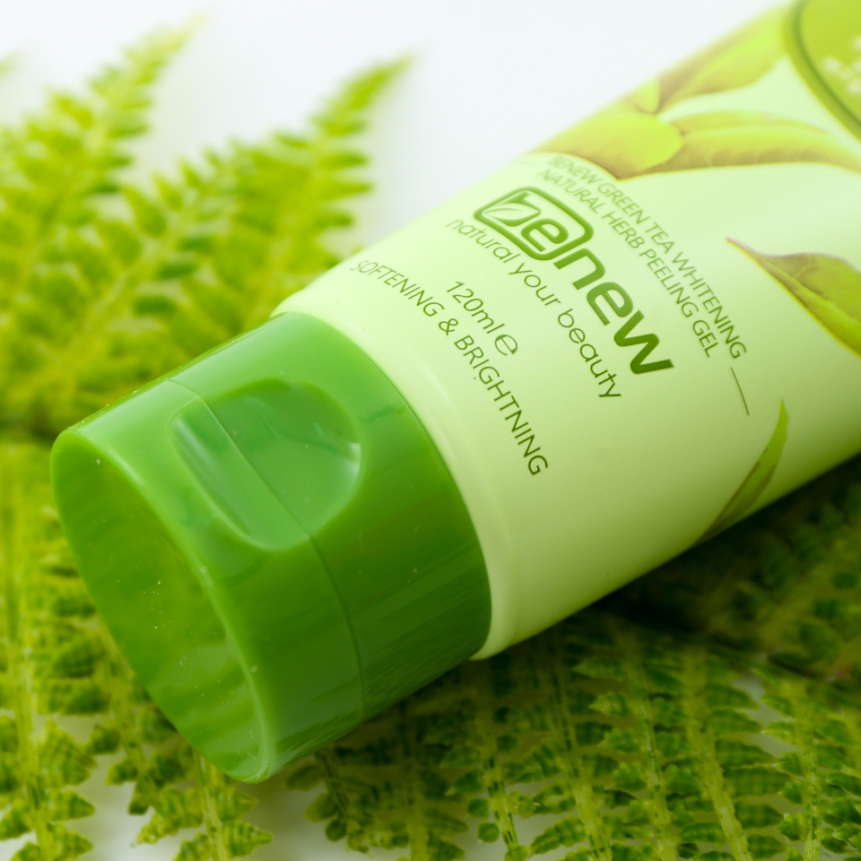 Ảnh Tẩy tế bào chết Trà Xanh Benew Green Tea Whitening Natural Herb Peeling Gel 120ml 3