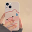 Ốp Điện Thoại Vuông Heo hồng Sang Trọng Cho iPhone 14 13 Pro Max 11 12 Mini XR X XS Max 7 8 Plus SE 2022e2244