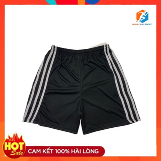 Quần đùi nam thể thao short đá bóng Trẻ Em - Người Lớn, mặc nhà mềm mịn không nhăn vải thun lạnh , Quần bóng đá
