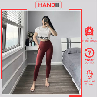 Quần tập gym nữ Alphalete Amplify Legging quần dài hàng cao cấp dệt kim chun mông tôn dáng "HANDII"