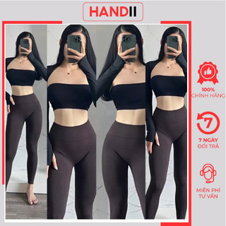Quần tập gym nữ Alphalete Amplify Legging quần dài hàng cao cấp dệt kim chun mông tôn dáng "HANDII"