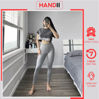 Quần tập gym nữ Alphalete Amplify Legging quần dài hàng cao cấp dệt kim chun mông tôn dáng "HANDII"