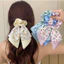 Scrunchies cột tóc, buộc tóc hoạ tiết hoa cúc trắng dễ thương dành cho bạn nữ handmade