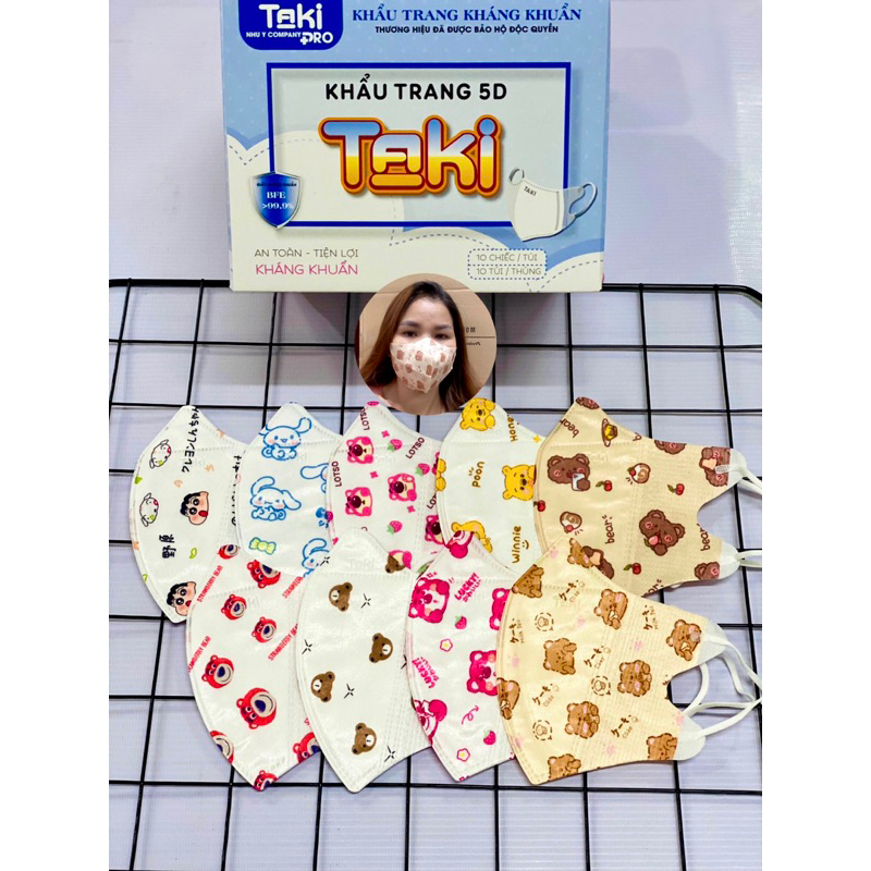 5D Taki lụa, vải nội địa trung bịch 10 cái.