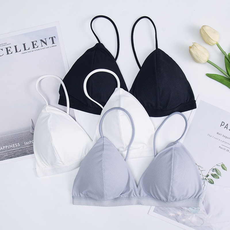 Áo Bra 2 Dây Mút Mỏng , Áo Ngực Không Gọng Chất Cotton Mát Mịn  812