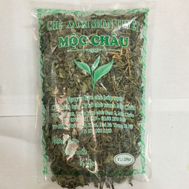 TRÀ XANH SHAN TUYẾT MỘC CHÂU 250gr ĐẶC SẢN TRÀ MỘC - CHÈ SẠCH ĐẬM VỊ