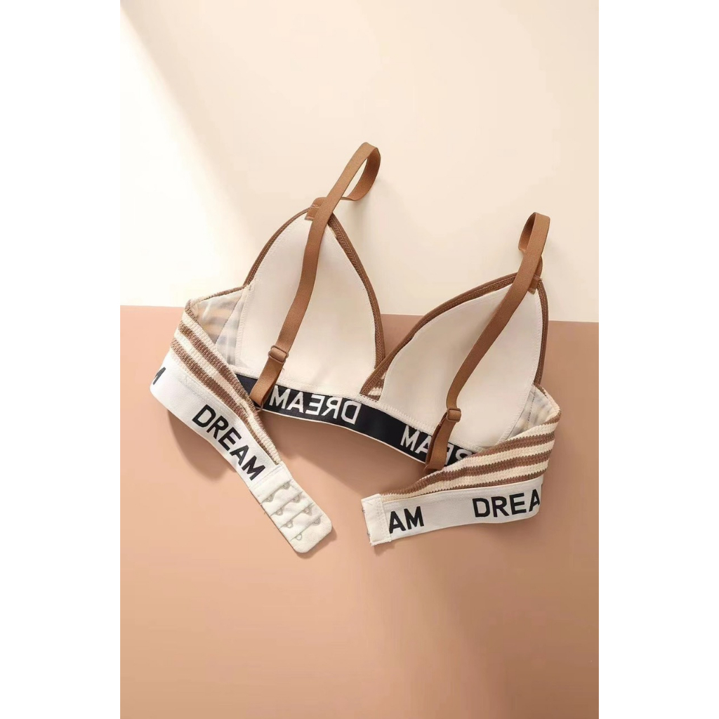 Áo Bra 2 Dây Cotton Mút Mỏng Nâng Ngực Không Gọng Cài Sau Gợi Cảm 2282