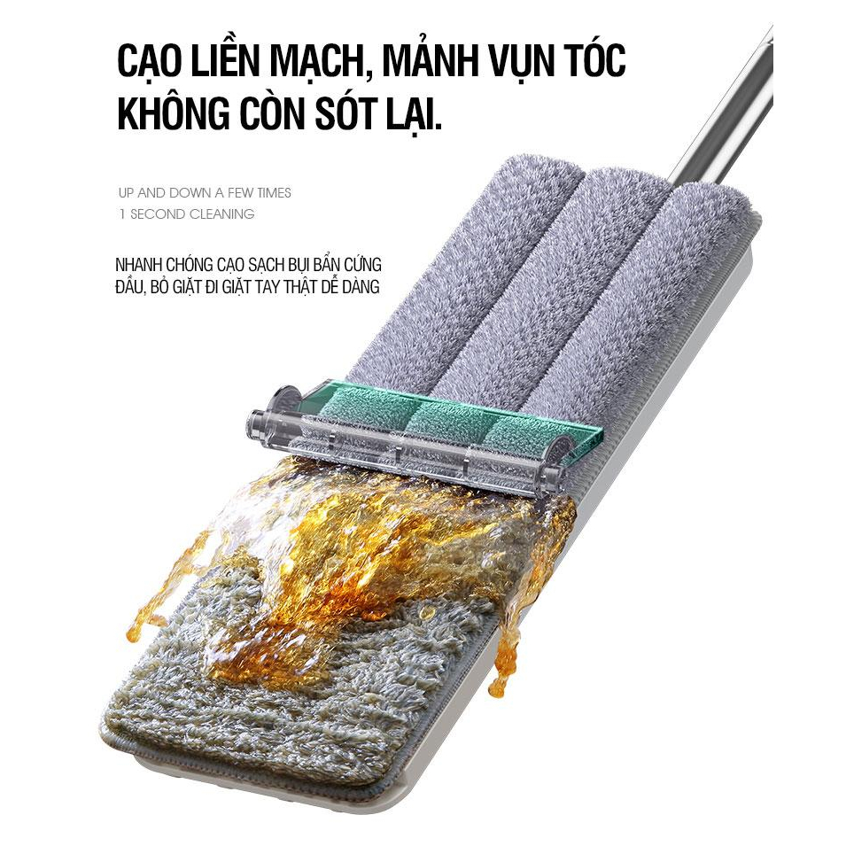 Cây Lau Nhà Tự Vắt Thông Minh MOPScratch Chổi Lau Nhà Tự Vắt Thông Minh Bộ Lau Nhà 360 Độ Cao Cấp Tiện Lợi