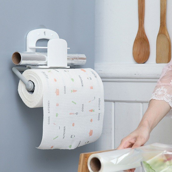 (LOẠI TO) Giấy Lau Bếp Đa Năng Khăn Giấy Đa Năng Lau Bếp Cuộn 40 Tờ KT: 25*40Cm