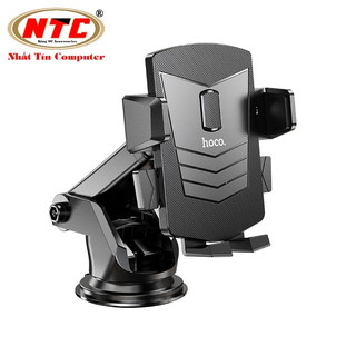 Giá đỡ kẹp điện thoại cho ô tô xe hơi Hoco CA83 Gắn trên Taplo, Mặt kính (Đen) - Phụ Kiện Nhất Tín