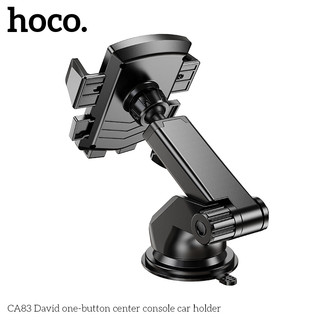 Giá đỡ kẹp điện thoại cho ô tô xe hơi Hoco CA83 Gắn trên Taplo, Mặt kính (Đen) - Phụ Kiện Nhất Tín