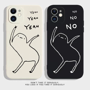 Ốp Điện Thoại TPU Mềm Hài hước Cho iPhone 7 8 Plus 6 6s Plus 11 14 13 12 Pro MAX XR X XS MAX SE 2020 e2225