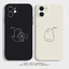 Ốp Điện Thoại TPU Mềm cặp đôi mèo Cho iPhone 16 16promax 8 Plus 6 6s Plus 11 14 13 12 Pro MAX XR X XS MAX SE 2020 e2227