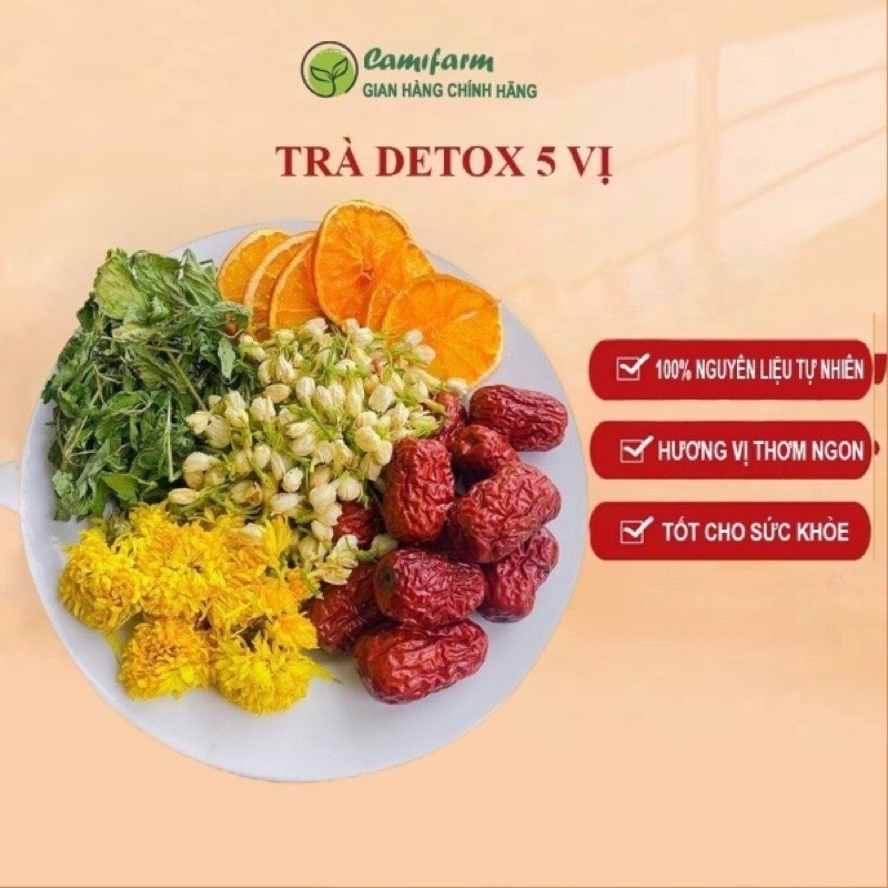 Ảnh Trà thanh lọc cơ thể, tốt cho sức khỏe Camifarm gói 10g 2