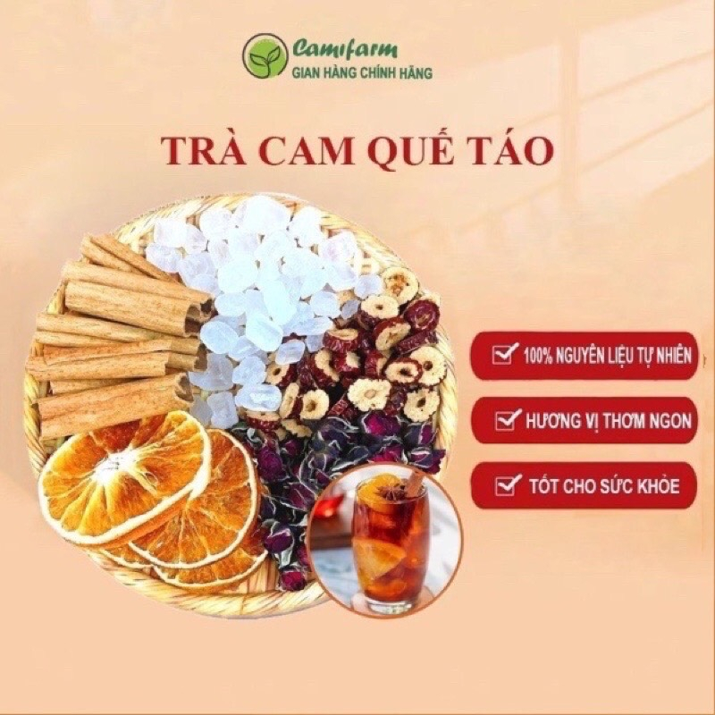 Ảnh Trà thanh lọc cơ thể, tốt cho sức khỏe Camifarm gói 10g 3