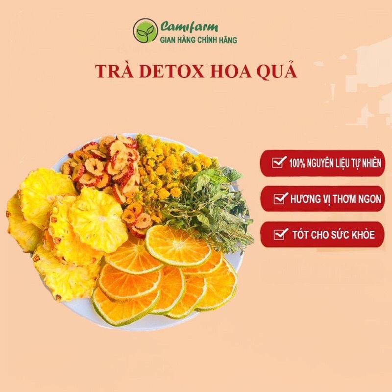Ảnh Trà thanh lọc cơ thể, tốt cho sức khỏe Camifarm gói 10g 4
