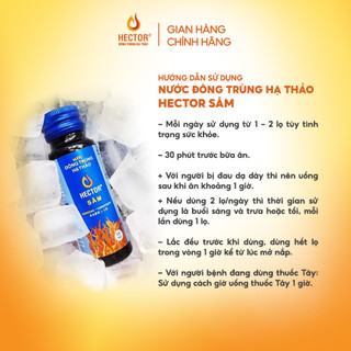 Combo 20 chai Nước uống Đông Trùng Hạ Thảo Hector Sâm (50mlx20)