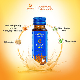 Combo 20 chai Nước uống Đông Trùng Hạ Thảo Hector Sâm (50mlx20)