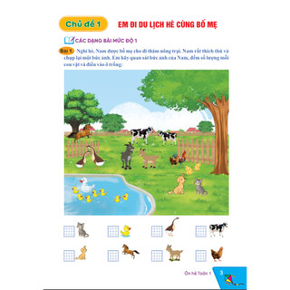Sách - Ôn Hè Toán 1 - Biên soạn theo chương trình GDPT mới (Cánh Diều) - ndbooks