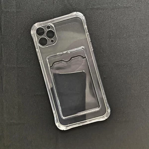 Ốp Lưng iPhone 11 Pro Max Dẻo Trong Suốt Có Khe Đựng Thẻ – Chống Sốc, Chống Trầy, Tiện Lợi