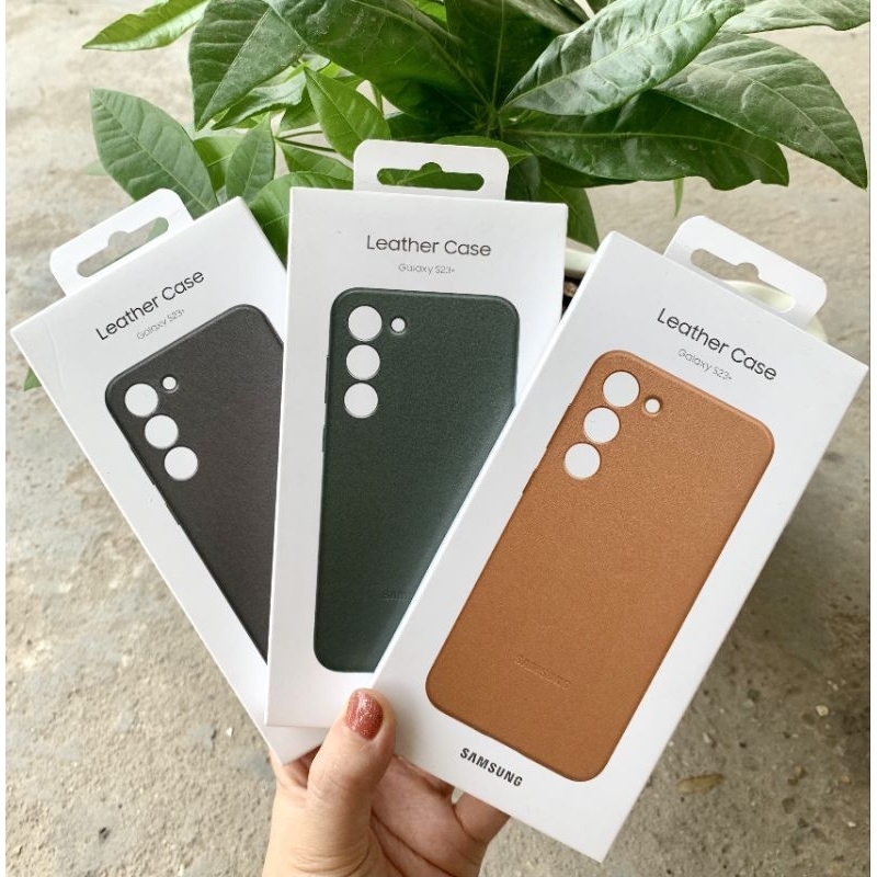 Ốp Lưng Da Leather Cover S23 + (S23 Plus) Hàng Chính Hãng Nguyên Seal ...