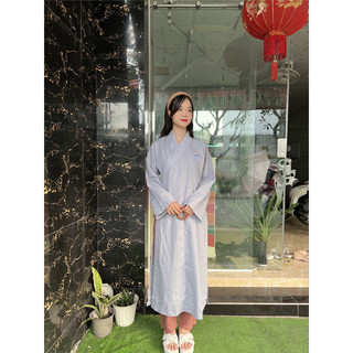 Đồ lam đi chùa _ áo tràng (áo choàng) tụng kinh lễ phật