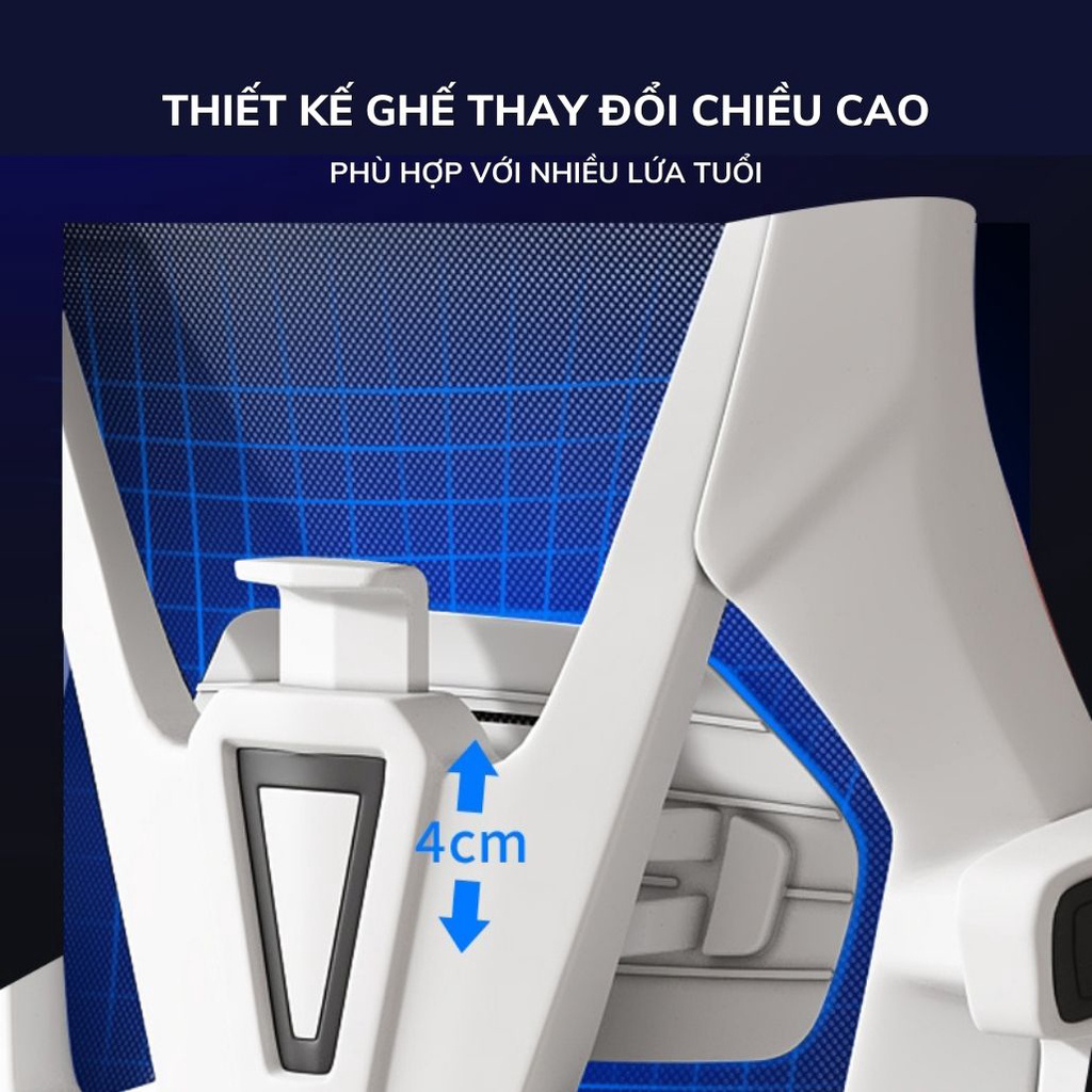 Ghế Công Thái Học, Ghế Xoay Văn Phòng CTH-02 Bảo Vệ Cột Sống Tựa Đầu - Gác Chân Nghỉ Trưa Tiện Ích | BigBuy360 - bigbuy360.vn