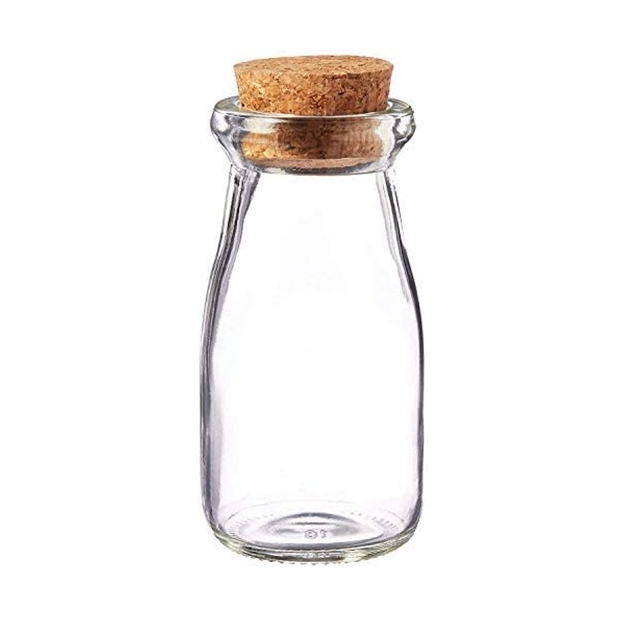 Lọ hoa thủy tinh mini kèm nút gỗ – lọ decor để bàn, trang trí phòng ...