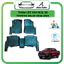 Thảm lót sàn ô tô Toyota Hilux 2016-2021, Thảm nhựa TPV 5D đúc nguyên khối theo xe. Bộ 3 miếng