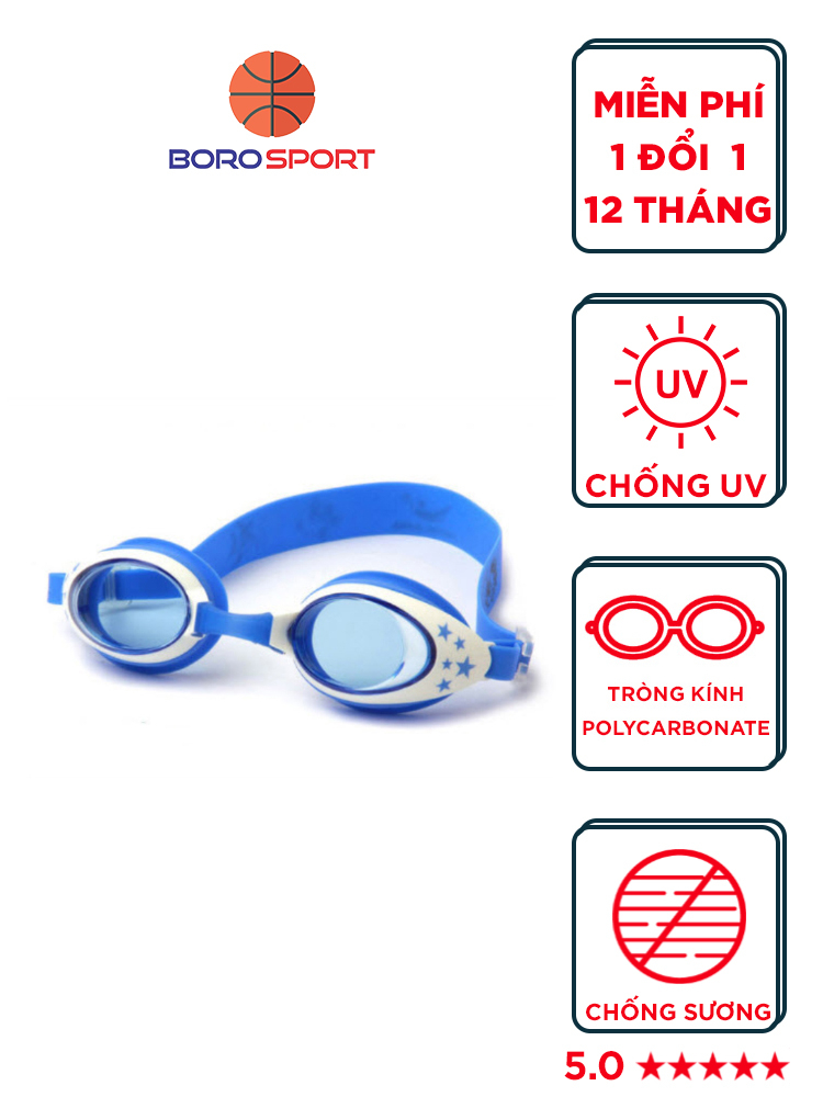 Ảnh Kính Bơi Cho Trẻ Em Chuyên Dụng YESURE CLEACCO cao cấp chống tia UV ,chống sương mờ chất liệu ABS, BORO SPORT 1