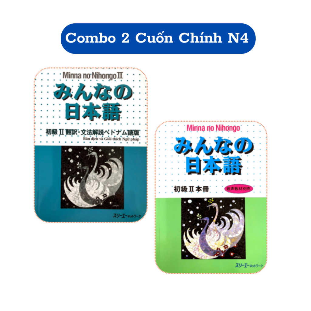 Sách - Combo Minna No Nihongo Sơ Cấp 2 - Dành Cho Trình Độ N4 (Bộ 2 ...