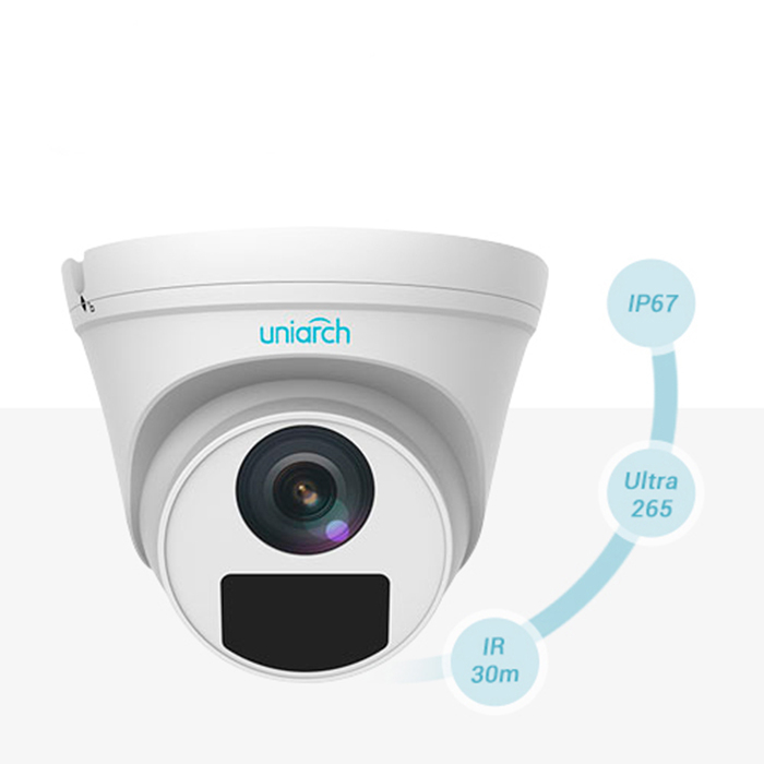Camera IP Turet UNIARCH IPC-T124-PF28 4MP (2.8mm)