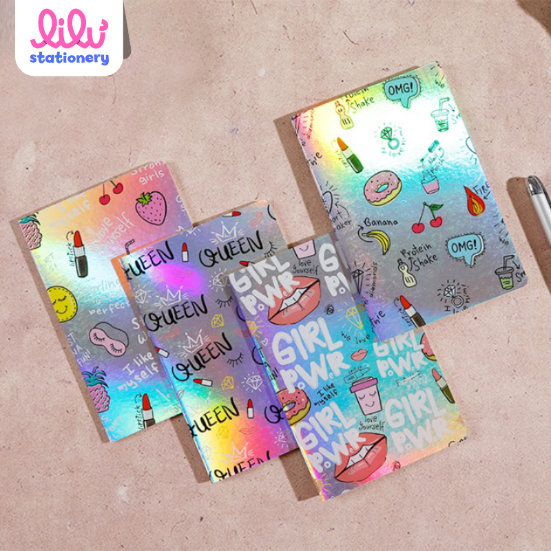 Sổ tay ghi chép A5 Li Lư bìa cứng kẻ ngang 192 trang mẫu handmade dễ thương trẻ trung