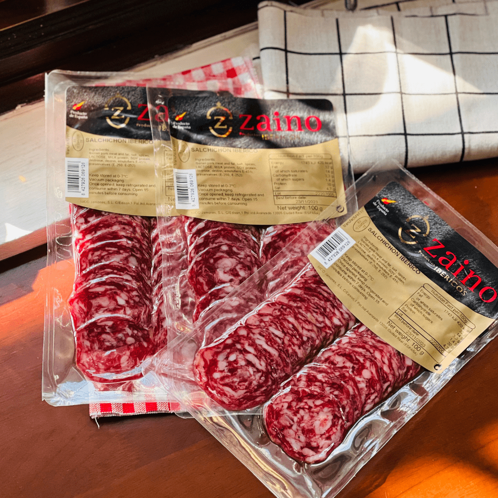 Xúc xích heo muối Tây Ban Nha(Salchichon) - Giao hàng hỏa tốc nội thành Hà Nội