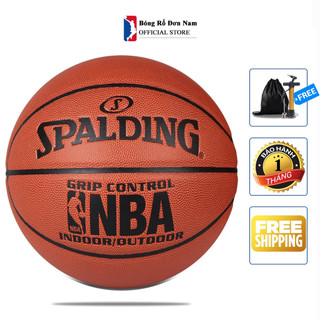 Banh Bóng Rổ Da Spal – Size7 – Cực phẩm bóng rổ da - Tặng bơm, balo rút, kim bơm và túi lưới SIEU HOT