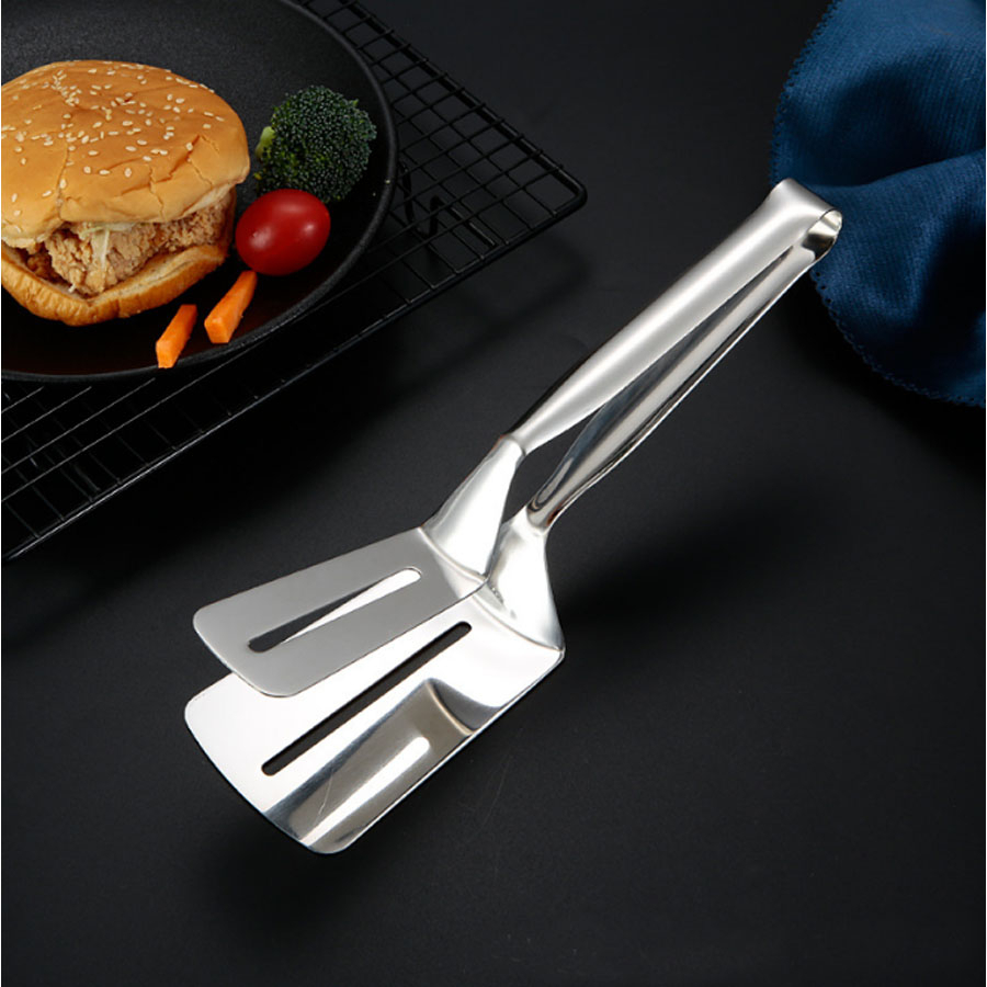 Kẹp Gắp Thức Ăn Inox,  Kẹp Inox Gắp Nóng Thức Ăn - Kẹp Gắp Thực Phẩm, Chiên Đồ Ăn Chất Liệu Inox 304