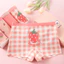 Quần đùi chip bé gái Maruka Fashion, quần lót trẻ em cotton sọc kẻ dâu tây siêu xinh 6-44kg