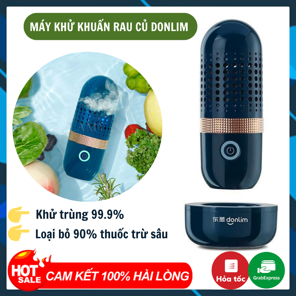 Máy khử trùng thực phẩm DONLIM Khử khuẩn hoa quả, rau củ, An toàn cho
