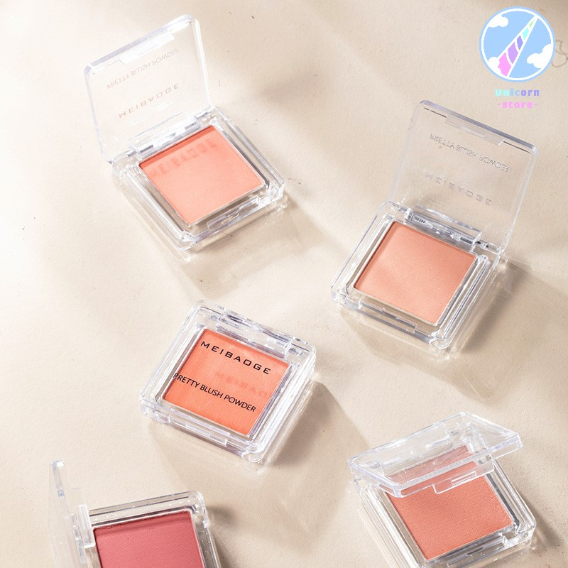 Phấn Má Hồng Mềm Mịn, Có Nhũ Nhẹ Meibaoge Pretty Blush Powder