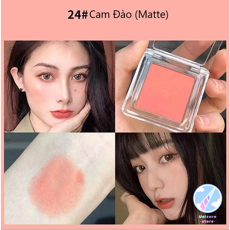 Phấn Má Hồng Mềm Mịn, Có Nhũ Nhẹ Meibaoge Pretty Blush Powder