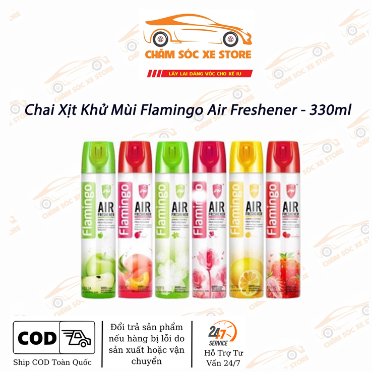 Chai Xịt Khử Mùi Với Nhiều Hương Thơm FLAMINGO Air Freshener F011 330ml