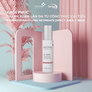 Serum Neova Cell Renewal 30ml trẻ hóa da với Retinol + AHA + BHA