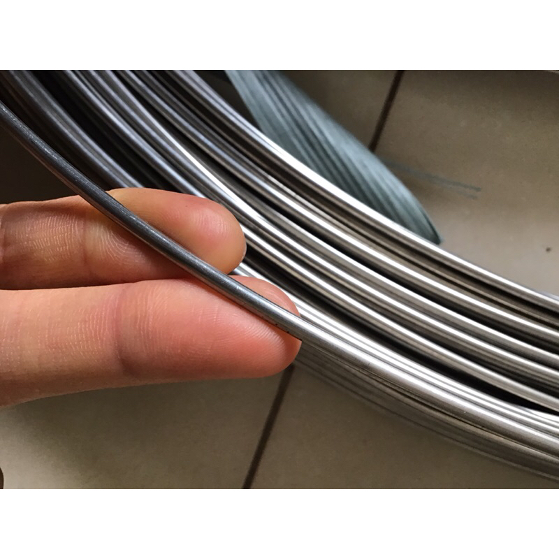 Dây thép inox 3mm sáng bóng không rỉ - dây thép inox cứng cáp chịu lực ...